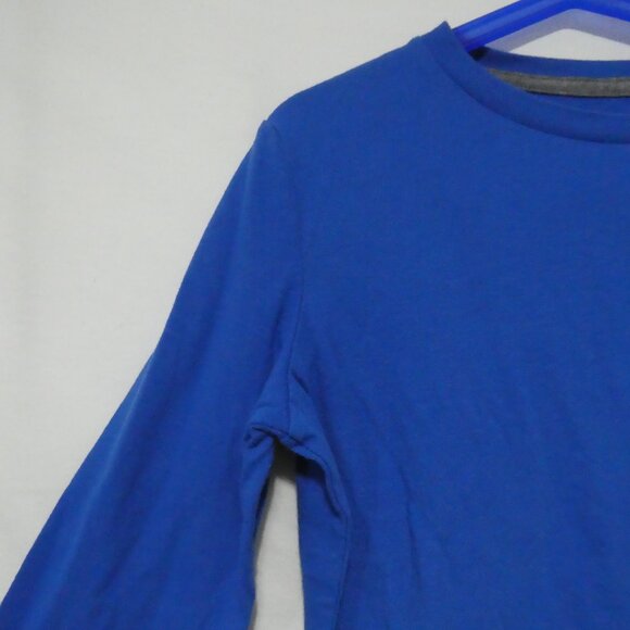 OLD NAVY | medium (8) | Solid Blue Long Sleeve Shirt - Picture 3 of 16